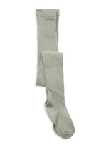 Mp Denmark - Cotton Rib Tights - Pėdkelnės - Žalia