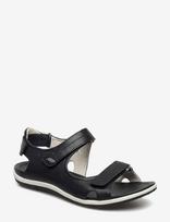 GEOX - D Sandal Vega A - Plokščiapadės basutės - Juoda