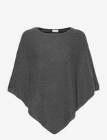 Davida Cashmere - Triangle Poncho - Pončas - Pilka