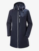 Helly Hansen - W Long Belfast Jacket - Parkų stiliaus paltas - Tamsiai mėlyna