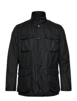 Barbour - Barbour Ogston Wax Jacket - Parka stiliaus striukė - Juoda