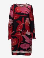 Coster Copenhagen - Moss Crepe Dress W. Branch Print & - Trumpa suknelė - Raudona
