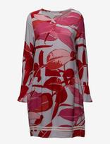 Coster Copenhagen - Moss Crepe Dress W. Branch Print & - Trumpa suknelė - Raudona