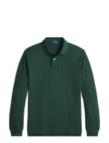 Polo Ralph Lauren - Custom Slim Fit Mesh Polo Shirt - Marškinėliai ilgomis rankovėmis - Chaki spalva