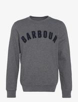 Barbour - Barbour Prep Logo Crew Neck Sweatshirt - Megztinis - Pilka