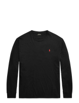 Polo Ralph Lauren - Custom Slim Fit Jersey T-Shirt - Marškinėliai ilgomis rankovėmis - Juoda