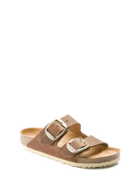 Birkenstock - Arizona Big Buckle Leoi Cognac Hex - Plokščiapadės basutės - Ruda