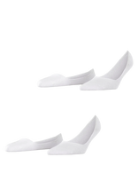 Esprit Socks - Cotton Invisible 2-Pack Sustainable Uni Coloured - Futbolo kojinės iki kulkšnių - Balta