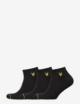 Lyle & Scott - Ross - Kojinės iki kulkšnių - Juoda
