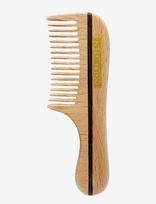 1541 Of London - Wooden Moustache/Beard Comb Natural Beechwood - Barzdos šukos