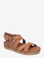 Timberland - Malibu Waves Backstrap Sandal Saddle - Platforminės basutės - Ruda