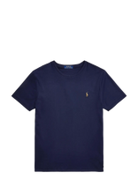Polo Ralph Lauren - Custom Slim Fit Soft Cotton T-Shirt - Marškinėliai trumpomis rankovėmis - Mėlyna