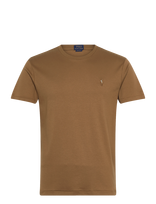 Polo Ralph Lauren - Custom Slim Fit Soft Cotton T-Shirt - Marškinėliai trumpomis rankovėmis - Ruda