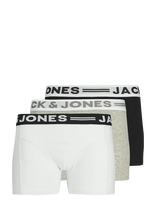 Jack & Jones - Sense Trunks 3-Pack Noos Jnr - Apatinės kelnaitės - Marga / raštuota