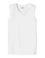 Schiesser - White Tank Top - Long Life Cotton - Pižamos palaidinė - Balta