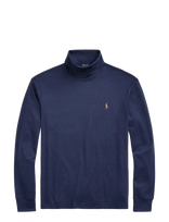 Polo Ralph Lauren - Soft Cotton Turtleneck - Marškinėliai ilgomis rankovėmis - Mėlyna
