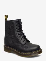 Dr. Martens - 1460 Vonda Mono - Aulinukai plokščiu kulnu - Juoda