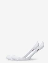 Tommy Hilfiger - Th Women Footie Invisible 2P - Futbolo kojinės iki kulkšnių - Balta