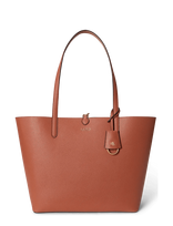 Lauren Ralph Lauren - Faux-Leather Large Reversible Tote Bag - Talpi rankinė - Ruda