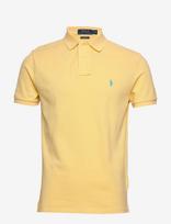 Polo Ralph Lauren - The Iconic Custom Slim Fit Mesh Polo - Marškinėliai trumpomis rankovėmis - Geltona