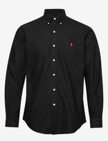 Polo Ralph Lauren - Custom Fit Garment-Dyed Oxford Shirt - Laisvalaiko marškiniai - Juoda