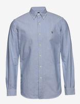 Polo Ralph Lauren - Custom Fit Striped Oxford Shirt - Laisvalaiko marškiniai - Mėlyna