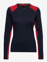 Helly Hansen - W Lifa Merino Midweight Crew - Apatinės kelnės - Mėlyna