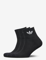 Adidas Originals - 1/4 Socks 3P - Futbolo kojinės iki kulkšnių - Juoda