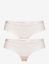 PUMA - Puma Women Microfiber Brazilian 2P - Braziliškos kelnaitės - Rožinė