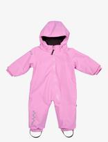 ISBJÖRN Of Sweden - Toddler Hardshell Jumpsuit Navy 92 - Neperpučiamas kombinezonas - Rožinė