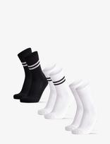 Danish Endurance - Tennis Crew Socks 3-Pack - Įprastos kojinės - Marga / raštuota