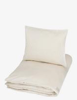 Cam Cam Copenhagen - Bedding Set, Baby, 70X100Cm - Gots - Classic Stripes Rose - Patalynės komplektas - Kreminė spalva