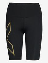 2XU - Light Speed Mid-Rise Compression Shorts - Bėgimo-treniruočių tamprės - Juoda