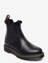 Dr. Martens - 2976 Leonore Dark Grey Atlas - „Chelsea“ batai - Juoda