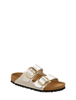 Birkenstock - Arizona Bb Bf Graceful Pearl White - Plokščiapadės basutės - Kreminė spalva
