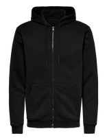 ONLY & SONS - Onsceres Zip Thr. Hoodie Sweat Noos - Džemperis - Juoda