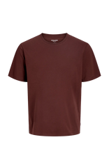Jack & Jones - Jjeorganic Basic Tee Ss O-Neck Noos - Marškinėliai trumpomis rankovėmis - Ruda