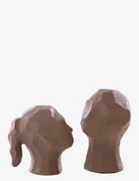 Cooee Design - Sculpture Benedict & Amal Earth - Porcelianinės figūrėlės ir skulptūros - Ruda