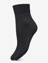 Decoy - Decoy Ankle Sock Micro 2-Pk 60 - Futbolo kojinės iki kulkšnių - Juoda