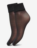 Decoy - Decoy Ankle Sock Silklo 2Pk - Futbolo kojinės iki kulkšnių - Juoda