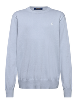 Ralph Lauren Kids - Cotton Crewneck Sweater - Megztinis - Mėlyna