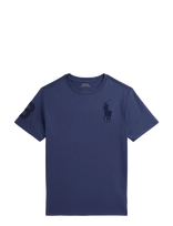 Ralph Lauren Kids - Big Pony Cotton Jersey Tee - Marškinėliai trumpomis rankovėmis - Tamsiai mėlyna