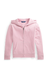 Ralph Lauren Kids - Fleece Full-Zip Hoodie - Džemperis - Rožinė