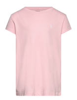 Ralph Lauren Kids - Cotton Jersey Crewneck Tee - Marškinėliai trumpomis rankovėmis - Rožinė