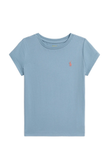 Ralph Lauren Kids - 30/1 Jersey-Ss Cn Tee-Tp-Knt - Marškinėliai trumpomis rankovėmis - Mėlyna