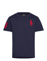 Ralph Lauren Kids - Big Pony Cotton Jersey Tee - Marškinėliai trumpomis rankovėmis - Tamsiai mėlyna