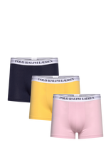 Polo Ralph Lauren - Classic Stretch-Cotton Trunk 3-Pack - Bokseriai - Tamsiai mėlyna
