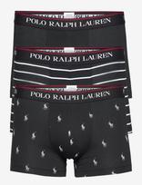 Polo Ralph Lauren - Classic Stretch-Cotton Trunk 3-Pack - Bokseriai - Juoda