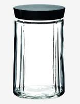 Rosendahl - Grand Cru Opbevaringsglas 1,0 L - Virtuvės stiklainis - Juoda