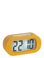 KARLSSON - Alarm Clock Gummy Rubberized Ochre Yellow - Žadintuvas - Geltona